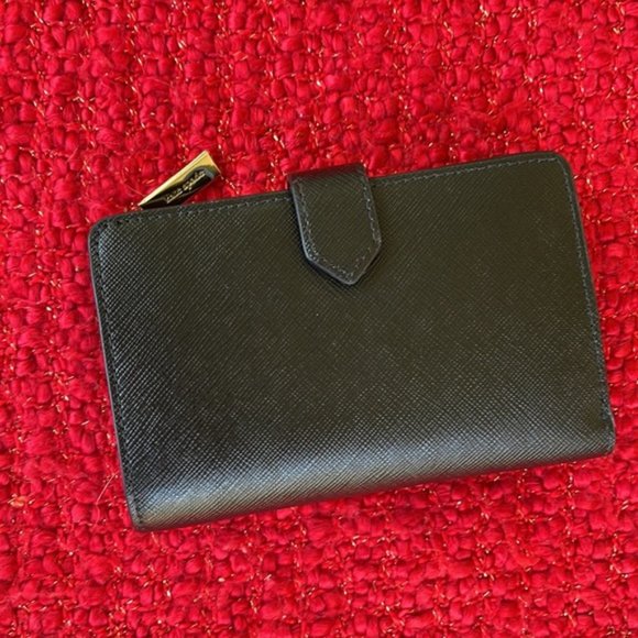 Kate Spade Staci Medium Compact Bifold Wallet Black - Picture 4 of 16